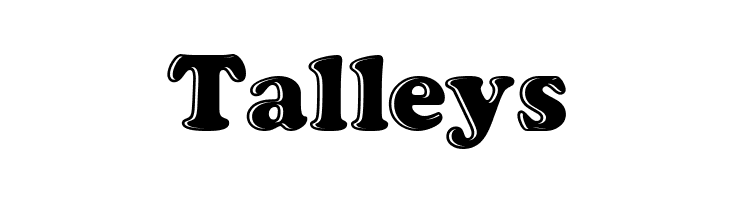 Talleys Grease Font