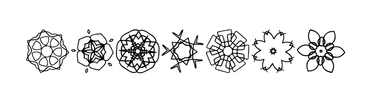 JI Kaleidoscope Bats 4  Free Fonts Download