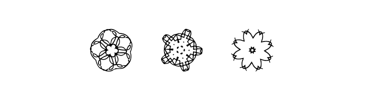 JI Kaleidoscope Bats 4  Free Fonts Download