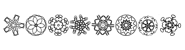 JI Kaleidoscope Bats 5  Free Fonts Download