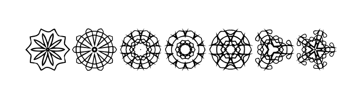 JI Kaleidoscope Bats  Free Fonts Download