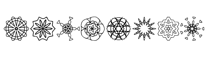 JI Kaleidoscope Bats  Free Fonts Download