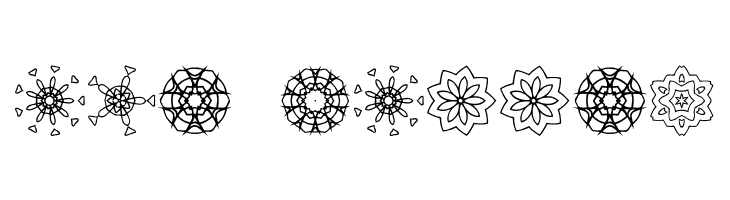 JI Kaleidoscope Bats  Free Fonts Download