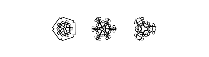 JI Kaleidoscope Bats  Free Fonts Download