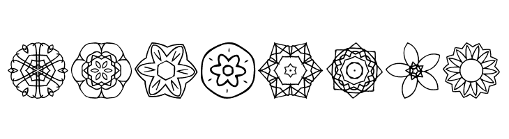 JI Kaleidoscope Bats 2  Free Fonts Download