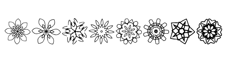 JI Kaleidoscope Bats 3  Free Fonts Download