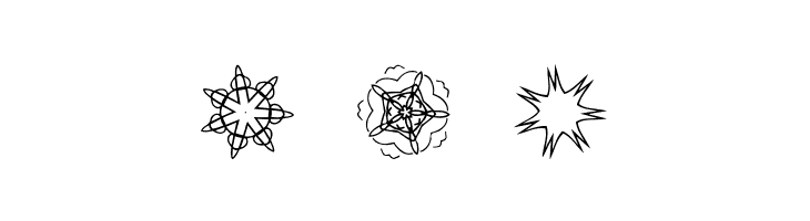 JI Kaleidoscope Bats 3  Free Fonts Download