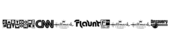 UK Digital TV Channel Logos  Free Fonts Download