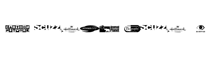 UK Digital TV Channel Logos  Free Fonts Download