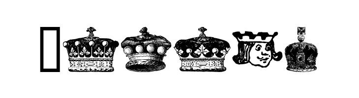 crowns and coronets  Free Fonts Download
