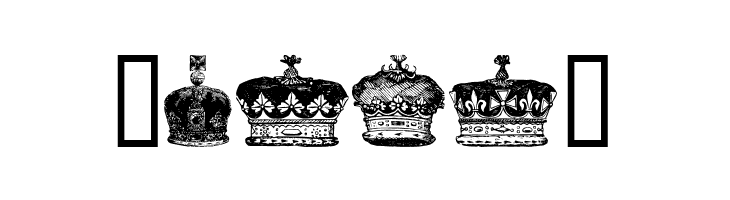 crowns and coronets  Free Fonts Download