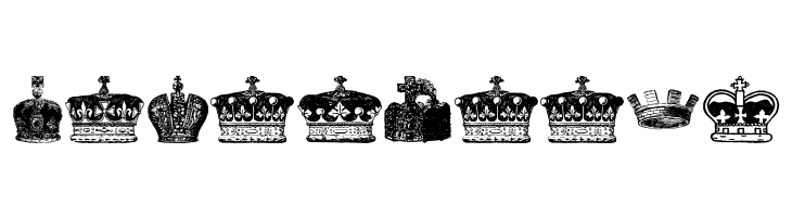crowns and coronets  Free Fonts Download