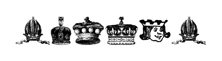 crowns and coronets  Free Fonts Download