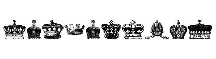 crowns and coronets  Free Fonts Download