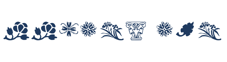 Printers Ornaments One font — Lorem ipsum body text preview