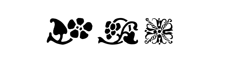 Printers Ornaments One  Free Fonts Download