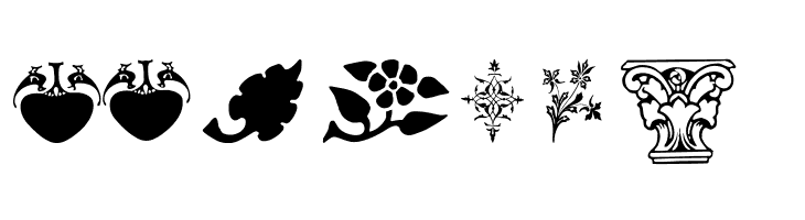 Printers Ornaments One  Free Fonts Download