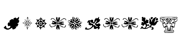 Printers Ornaments One  Free Fonts Download