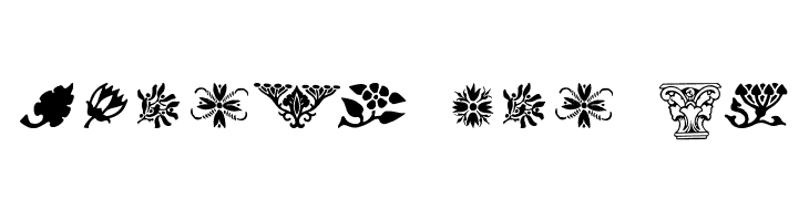 Printers Ornaments One  Free Fonts Download