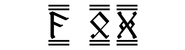 AngloSaxon Runes 2  Free Fonts Download
