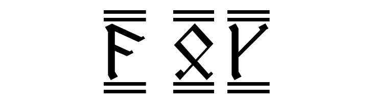 AngloSaxon Runes 2  Free Fonts Download