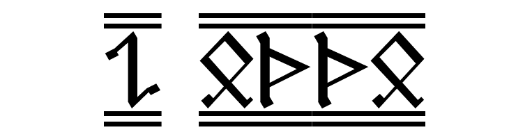 AngloSaxon Runes 2  Free Fonts Download