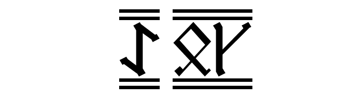 AngloSaxon Runes 2  Free Fonts Download