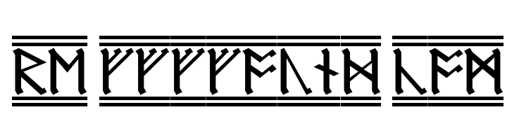 AngloSaxon Runes 2  Free Fonts Download