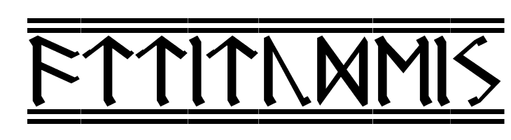 Germanic Runes 2  Free Fonts Download