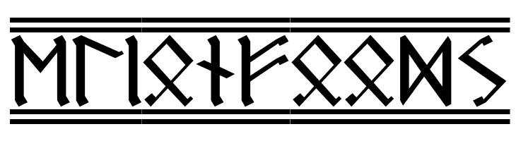 Germanic Runes 2  Free Fonts Download
