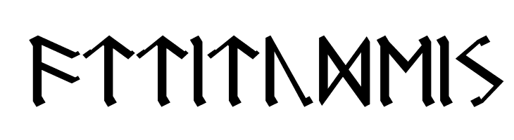 Germanic Runes  Free Fonts Download