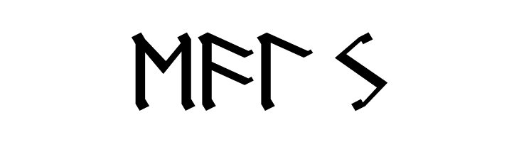 Germanic Runes  Free Fonts Download