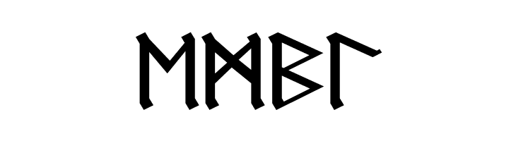 Germanic Runes  Free Fonts Download