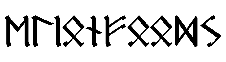 Germanic Runes  Free Fonts Download