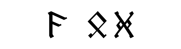 AngloSaxon Runes  Free Fonts Download