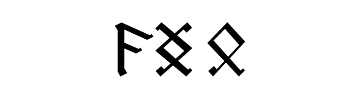 AngloSaxon Runes  Free Fonts Download