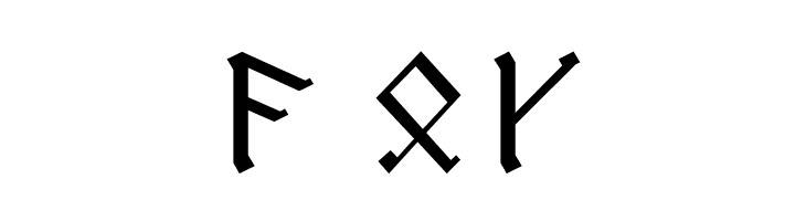 AngloSaxon Runes  Free Fonts Download