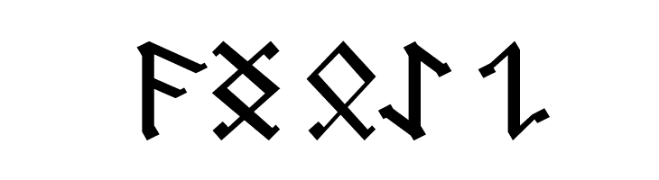 AngloSaxon Runes  Free Fonts Download