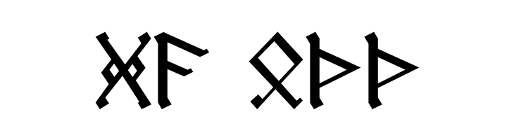 AngloSaxon Runes  Free Fonts Download