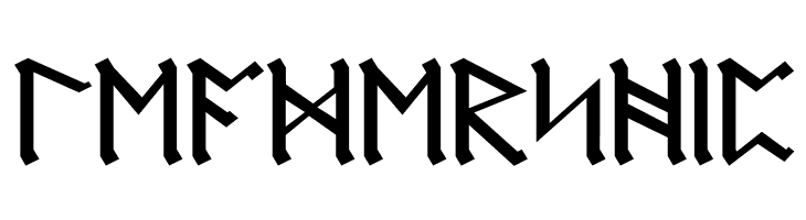 AngloSaxon Runes  Free Fonts Download