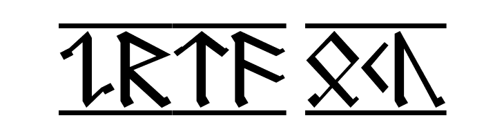 Germanic Runes 1  Free Fonts Download