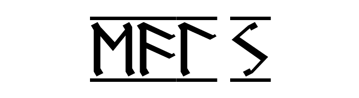Germanic Runes 1  Free Fonts Download