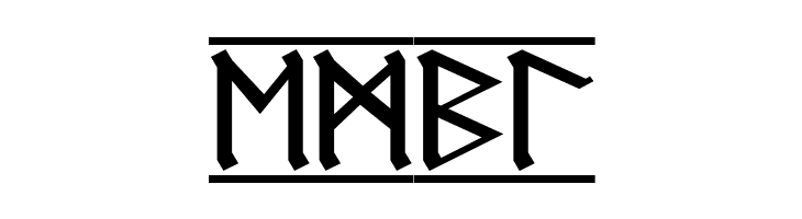 Germanic Runes 1  Free Fonts Download