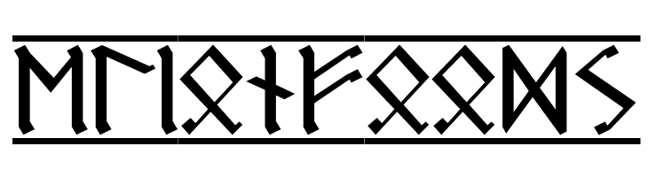 Germanic Runes 1  Free Fonts Download
