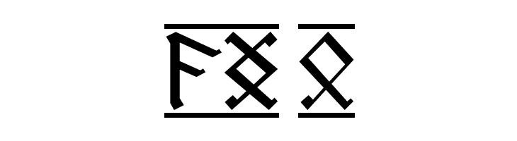 AngloSaxon Runes 1  Free Fonts Download