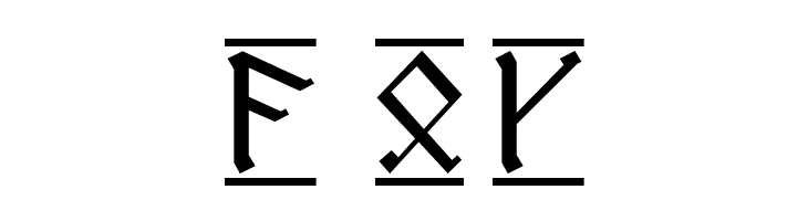 AngloSaxon Runes 1  Free Fonts Download