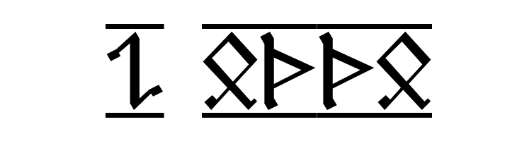 AngloSaxon Runes 1  Free Fonts Download