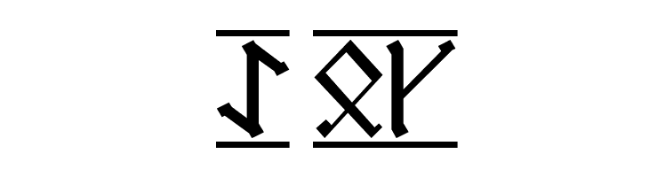 AngloSaxon Runes 1  Free Fonts Download