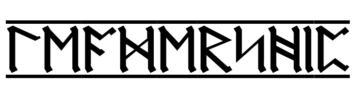 AngloSaxon Runes 1  Free Fonts Download