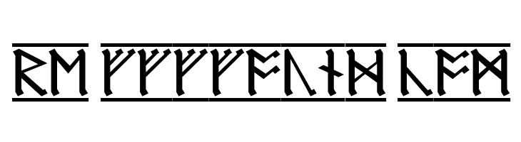 AngloSaxon Runes 1  Free Fonts Download